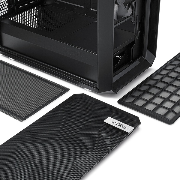 Zdjęcie produktu: Obudowa do komputera Fractal Design Meshify C Solid Side (FD-CA-MESH-C-BKO), czarna Zdjęcie produktu: Obudowa do komputera Fractal Design Meshify C Solid Side (FD-CA-MESH-C-BKO), czarna