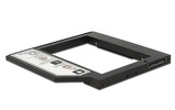 Delock 62669 Ramka do montażu urządzenia 2.5" SLIM 9.5mm w zatoce 5.25" w laptopie zamiast CD / DVD / Blu-Ray