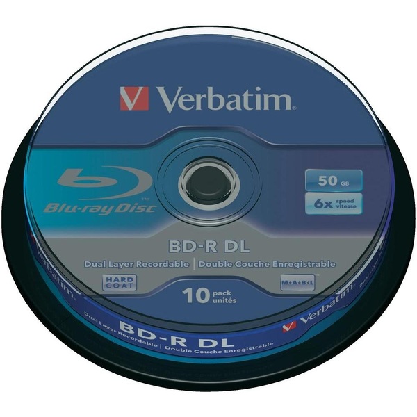 Zdjęcie produktu: Verbatim BD-R DL 50GB x6 10szt.
