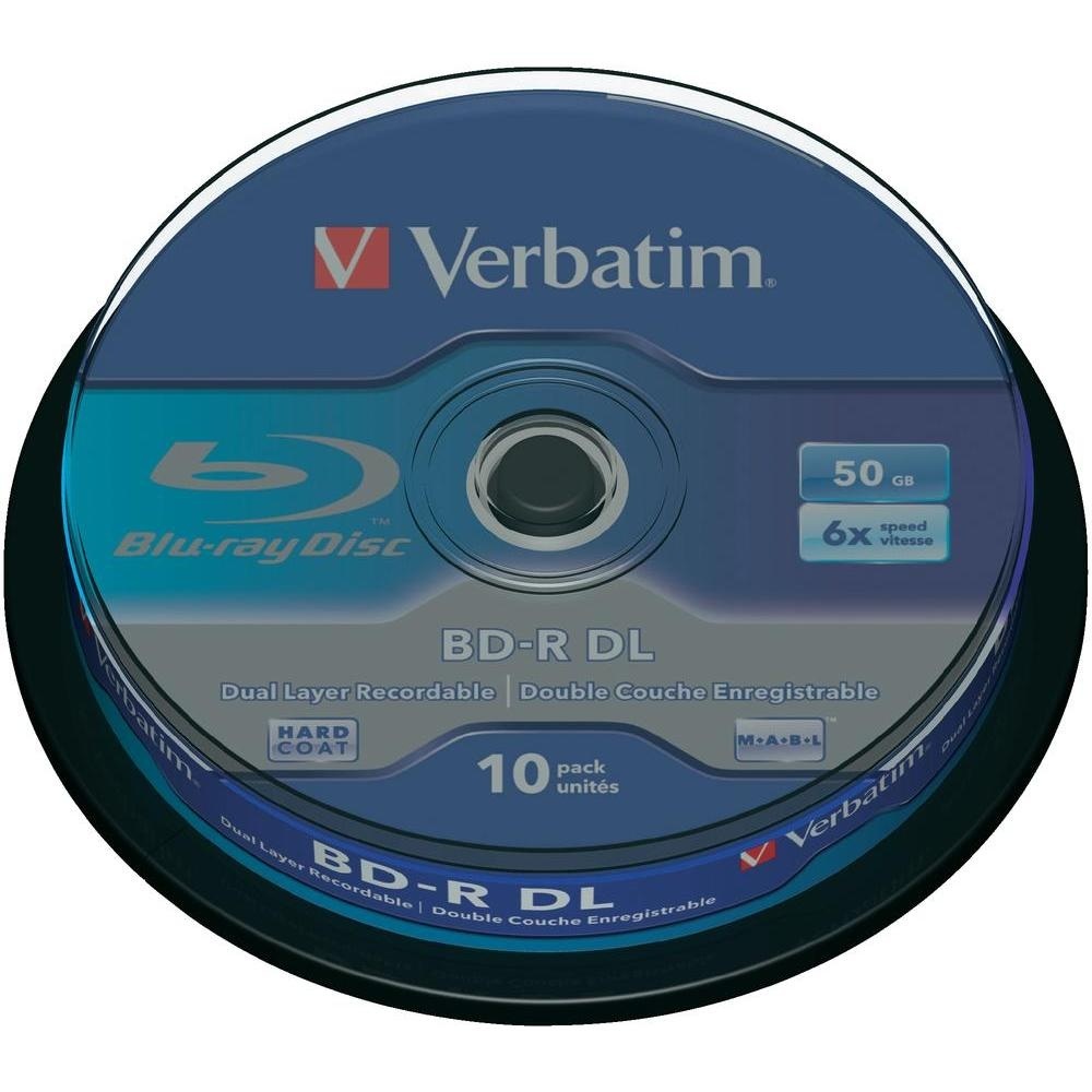 Verbatim BD-R DL 50GB x6 10szt.