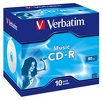Płyta Verbatim CD-R Audio 700MB x4 Jewel Case 10 szt
