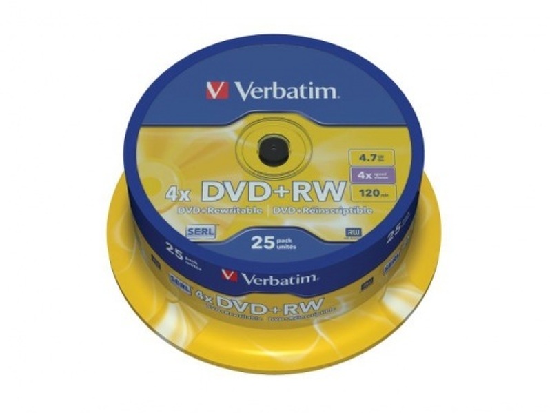 Zdjęcie produktu: Verbatim DVD+RW 4,7GB x4 25szt
