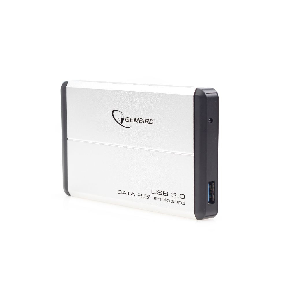 Gembird EE2-U3S-2-S, zewnętrzna obudowa na dysk 2.5" USB 3.0 aluminiowa srebrna Gembird EE2-U3S-2-S, zewnętrzna obudowa na dysk 2.5" USB 3.0 aluminiowa srebrna