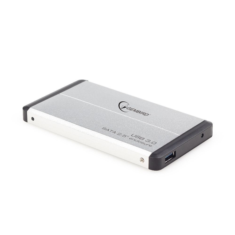 Gembird EE2-U3S-2-S, zewnętrzna obudowa na dysk 2.5" USB 3.0 aluminiowa srebrna Gembird EE2-U3S-2-S, zewnętrzna obudowa na dysk 2.5" USB 3.0 aluminiowa srebrna