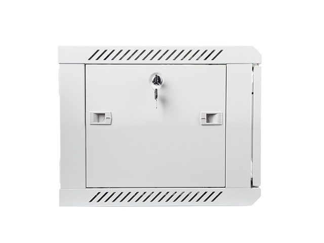 Szafa instalacyjna Rack Wisząca 19" 6U 600X450 szara Flat pack Lanberg (WF01-6406-10S)