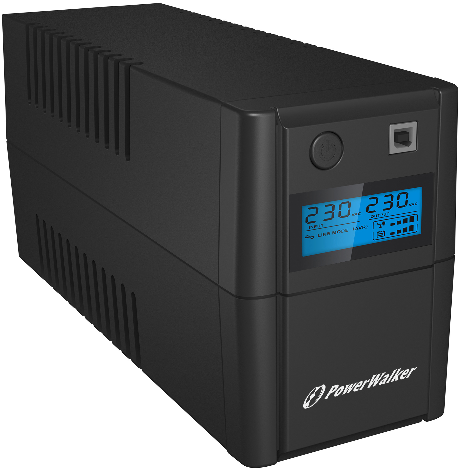 UPS PowerWalker 850VA 2X 230V VI850SHLFR