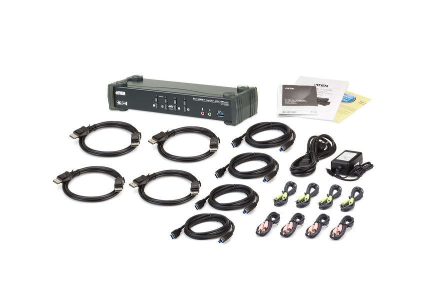 Zdjęcie produktu: ATEN Przełącznik KVM CS1924M-AT-G 4-portowy