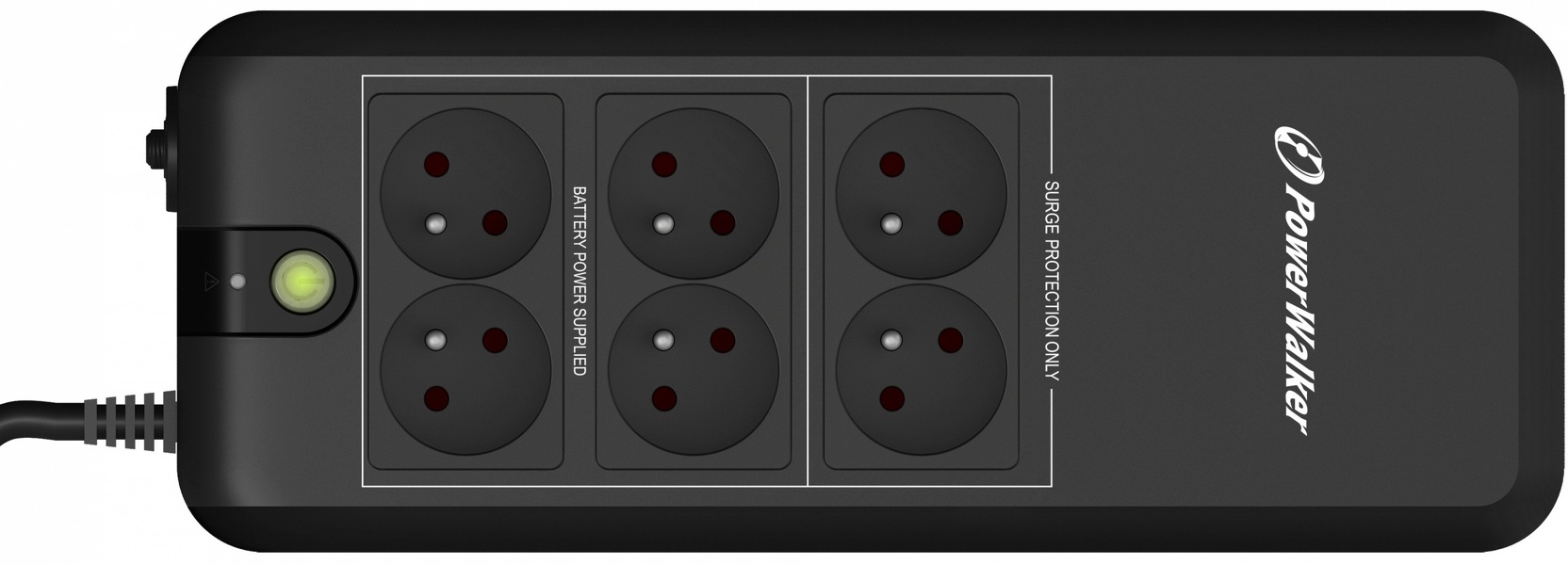 Zdjęcie produktu: UPS PowerWalker 600VA 4X PL VFD600APFCFR