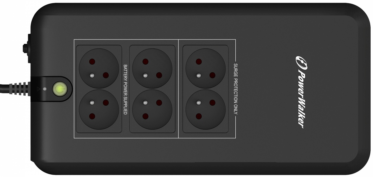 Zdjęcie produktu: UPS PowerWalker 800VA 4X PL VFD800APFCFR