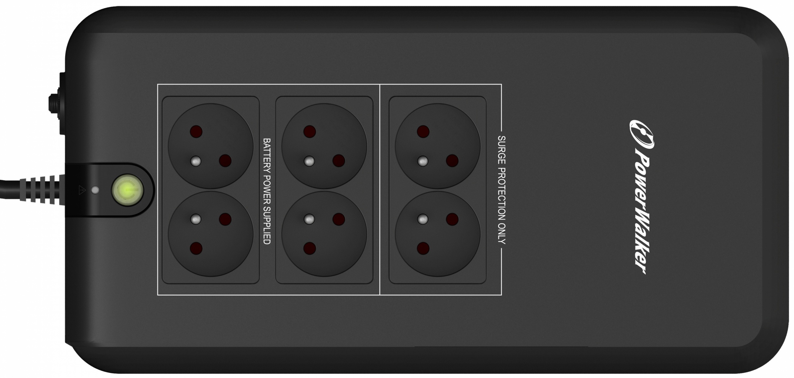 UPS PowerWalker 800VA 4X PL VFD800APFCFR