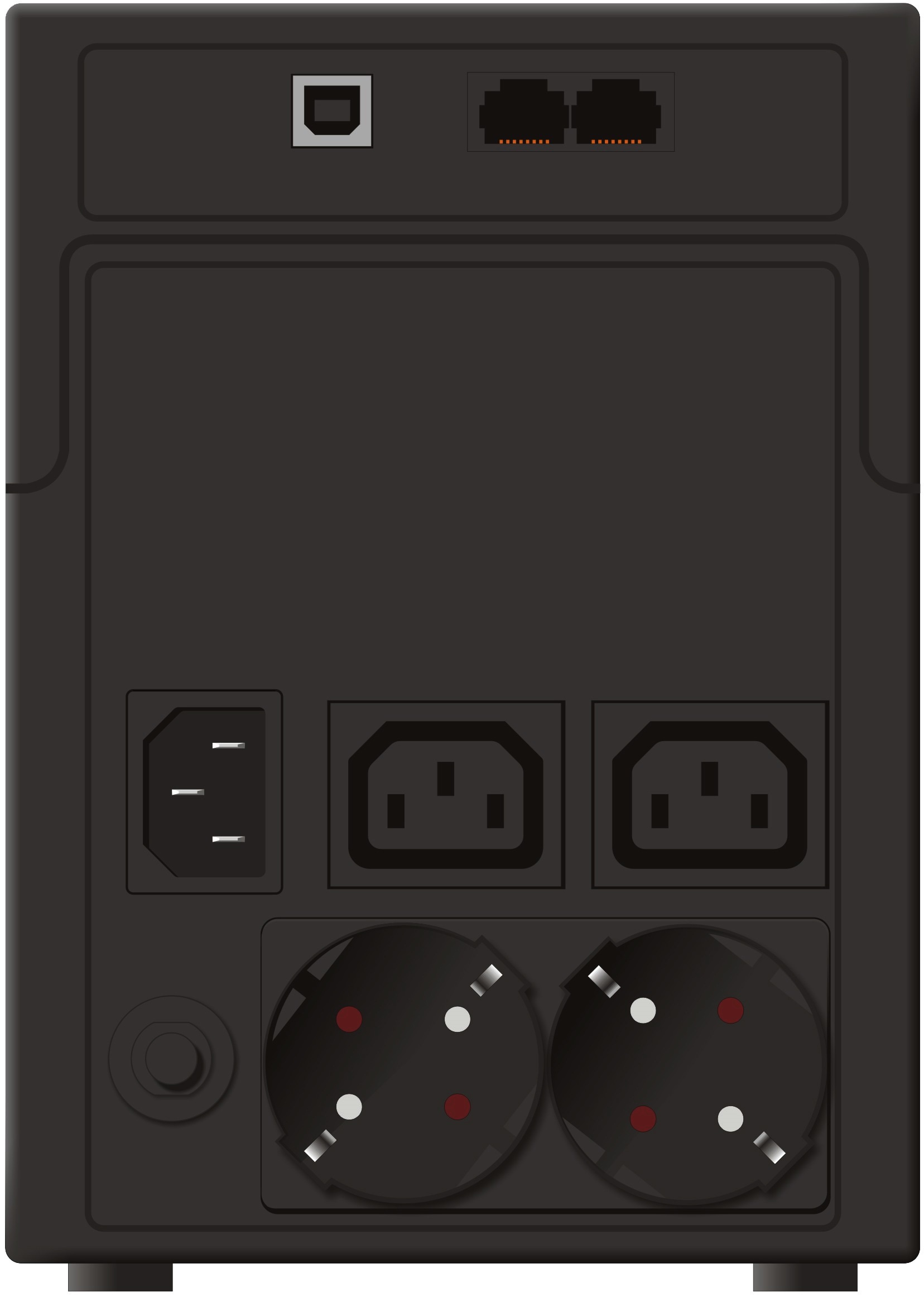 UPS PowerWalker 1200VA 2X IEC VI1200-SCHUKO