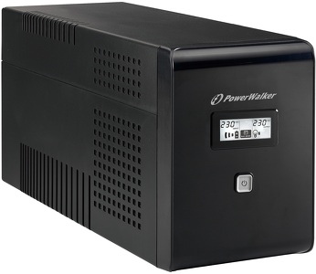 Miniatura produktu: Zasilacz UPS PowerWalker Line-Interactive 1500VA 2X Schuko + 2X IEC OUT, RJ11/RJ45 IN/OUT, USB, LCD Miniatura produktu: Zasilacz UPS PowerWalker Line-Interactive 1500VA 2X Schuko + 2X IEC OUT, RJ11/RJ45 IN/OUT, USB, LCD