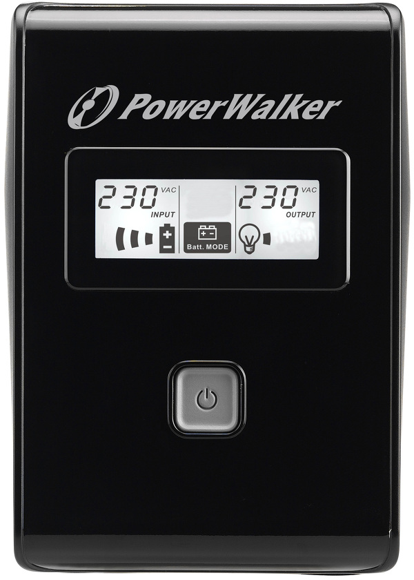 Zdjęcie produktu: UPS PowerWalker 650VA VI650LCD-SCHUKO