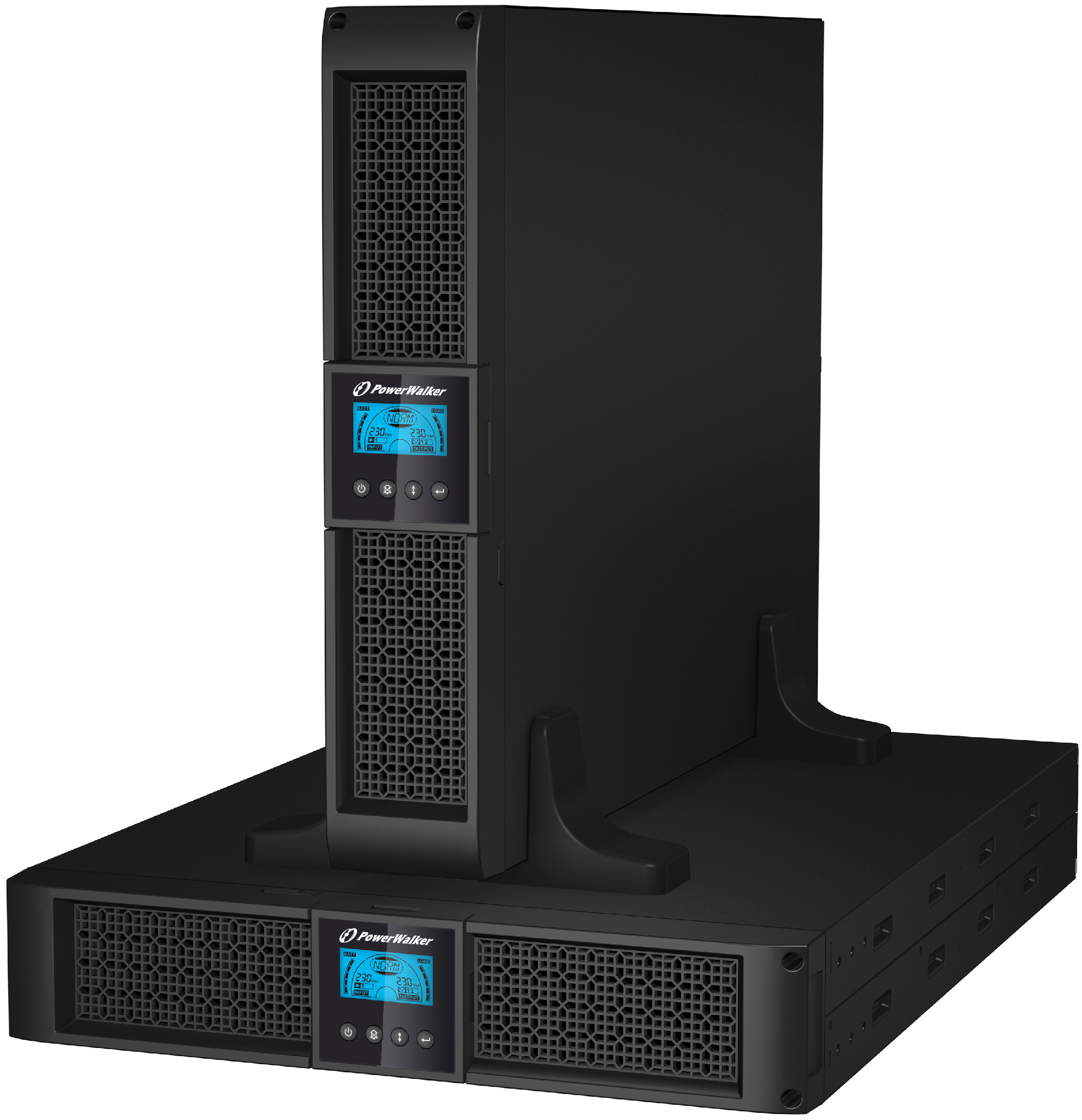 UPS PowerWalker 1000VA 8X IEC USB RACK 19