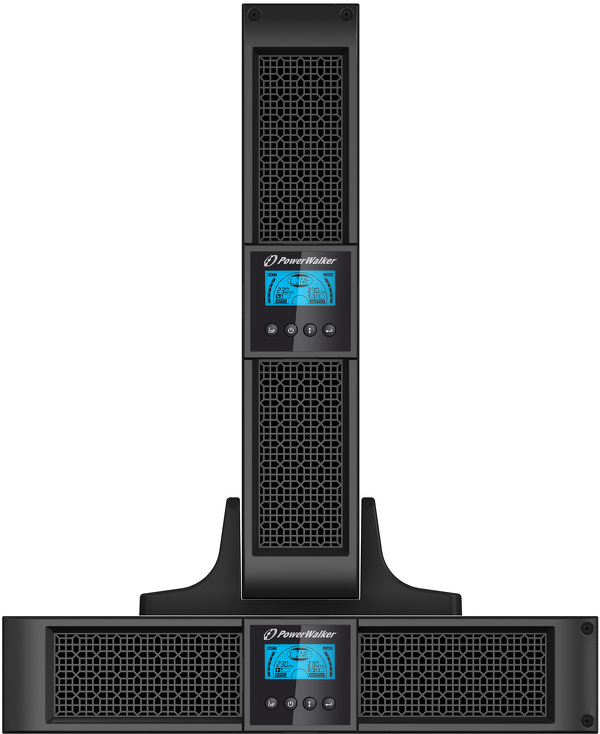 Zdjęcie produktu: Zasilacz UPS PowerWalker On-Line 1000VA 8X IEC OUT, USB/RS-232, LCD, RACK 19"/Tower Zdjęcie produktu: Zasilacz UPS PowerWalker On-Line 1000VA 8X IEC OUT, USB/RS-232, LCD, RACK 19"/Tower