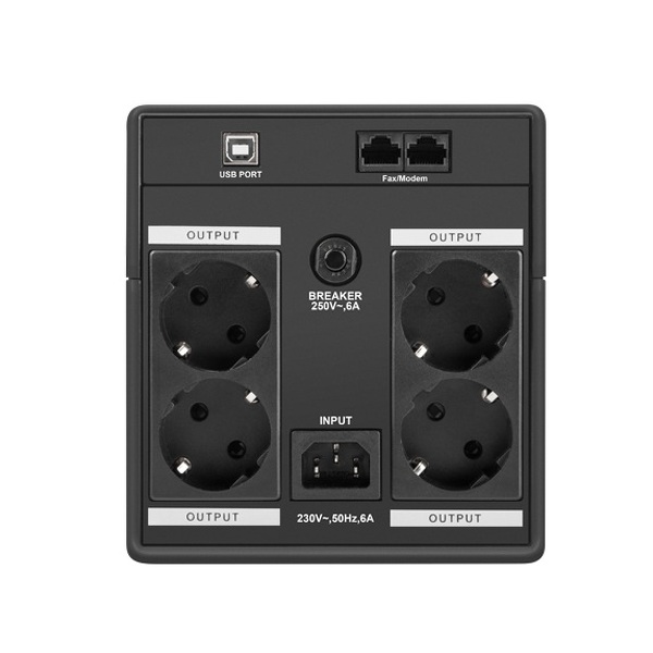 Zdjęcie produktu: Zasilacz UPS Armac Home 1000F LED 4 gniazda Schuko 230V