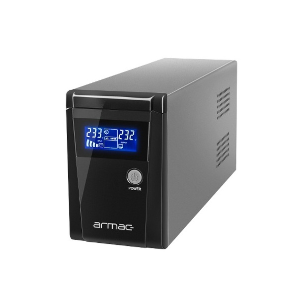 Zdjęcie produktu: Zasilacz UPS Armac Office 850F LCD 2 gniazda Schuko 230V metalowa obudowa