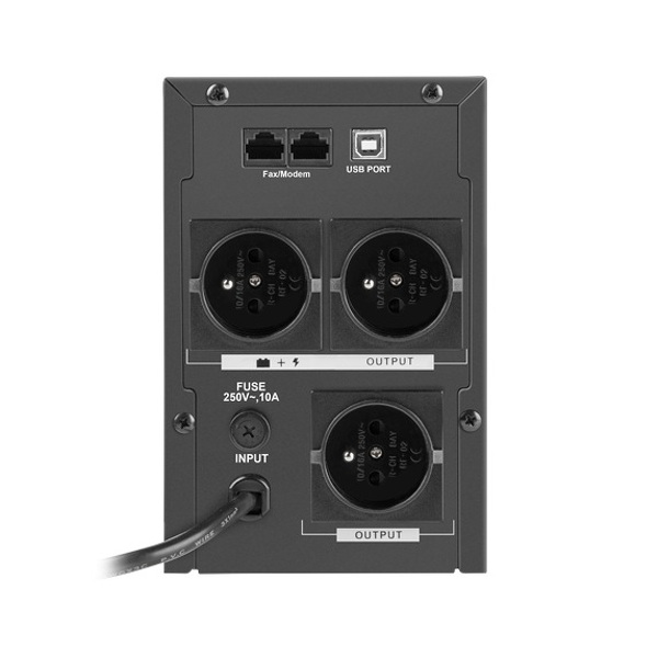 Zdjęcie produktu: Zasilacz UPS Armac Office 1500E LCD 3 polskie gniazda 230V metalowa obudowa