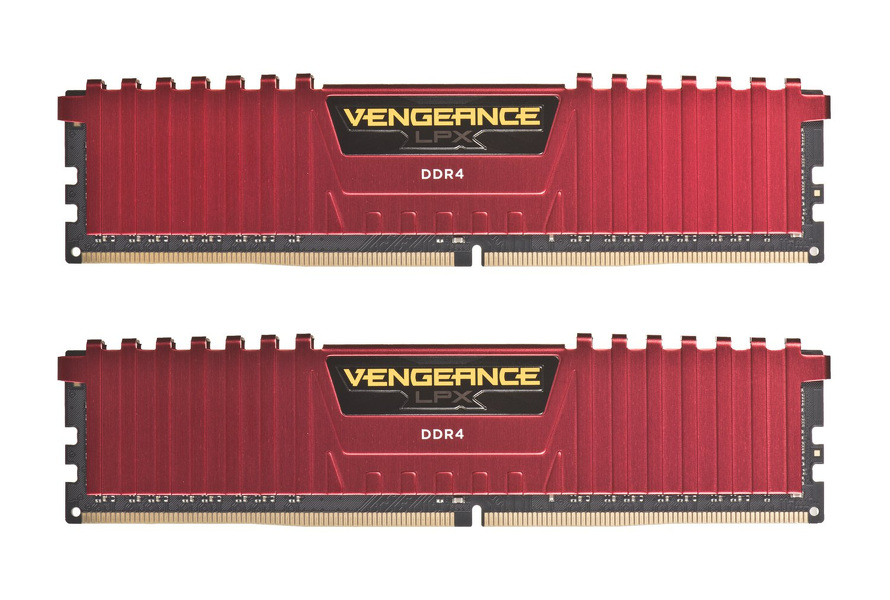 Zdjęcie produktu: Pamięć Corsair Vengeance LPX DDR4 16GB (2x8GB) 3000MHz CL15 red CMK16GX4M2B3000C15R
