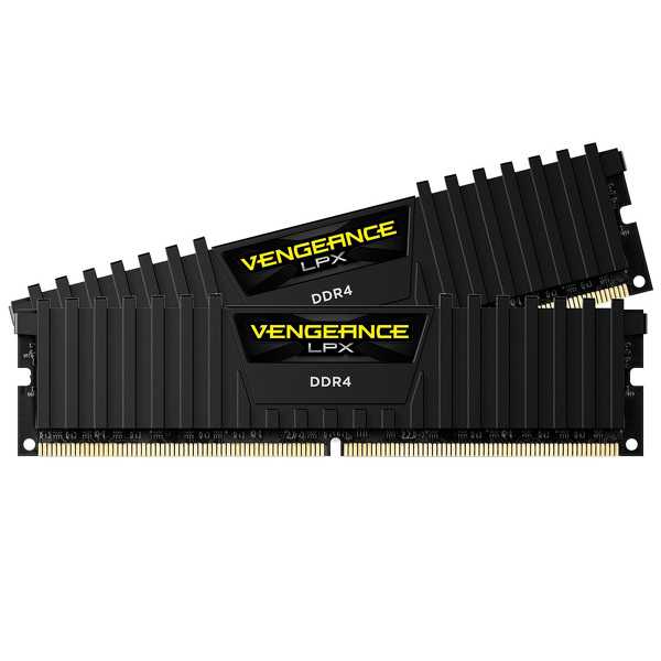 Zdjęcie produktu: Pamięć Corsair Vengeance LPX DDR4 16GB (2x8GB) 3000MHz CL15 black CMK16GX4M2B3000C15
