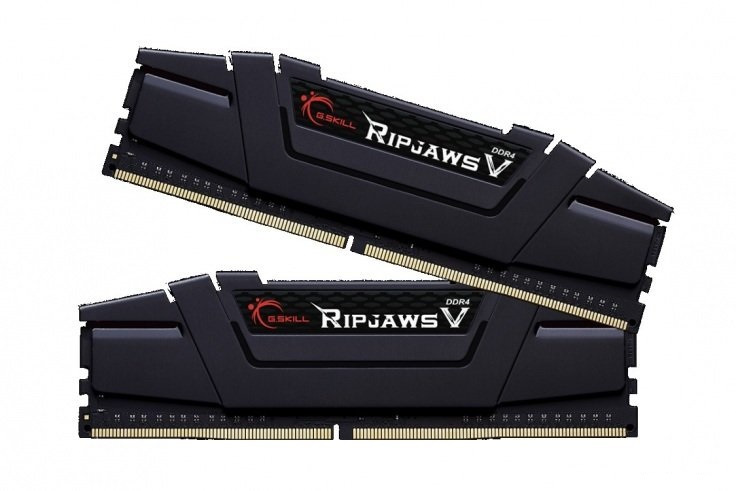 Pamięć G.Skill RipjawsV DDR4 32GB (2x16GB) 3200MHz CL16 rev2 XMP2 Black [F4-3200C16D-32GVK]