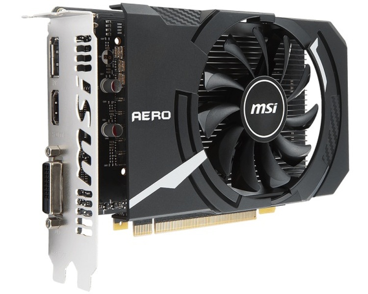 Zdjęcie produktu: MSI GeForce GTX 1050 Ti AERO ITX 4GB GDDR5 128bit PCI-e (GeForce GTX 1050 Ti AERO ITX 4G OCV1)