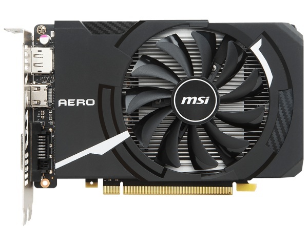MSI GeForce GTX 1050 Ti AERO ITX 4GB GDDR5 128bit PCI-e (GeForce GTX 1050 Ti AERO ITX 4G OCV1)