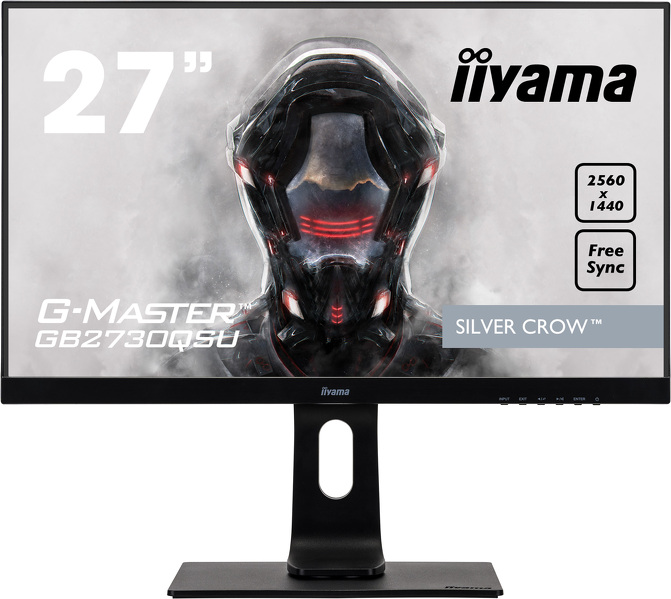 Zdjęcie produktu: iiyama G-Master GB2730QSU-B1 Silver Crow 27" WQHD TN 75Hz 1ms FreeSync PIVOT - z gwarancją iiyama 3 lata - zero martwych pikseli 30 dni Zdjęcie produktu: iiyama G-Master GB2730QSU-B1 Silver Crow 27" WQHD TN 75Hz 1ms FreeSync PIVOT - z gwarancją iiyama 3 lata - zero martwych pikseli 30 dni