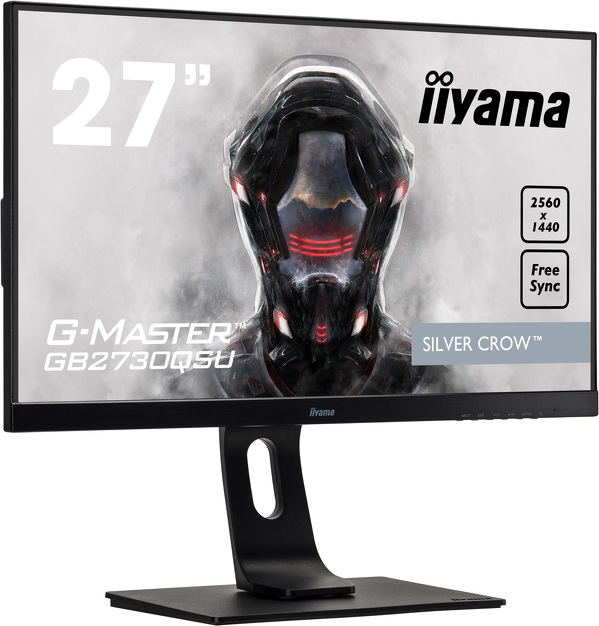 Zdjęcie produktu: iiyama G-Master GB2730QSU-B1 Silver Crow 27" WQHD TN 75Hz 1ms FreeSync PIVOT - z gwarancją iiyama 3 lata - zero martwych pikseli 30 dni Zdjęcie produktu: iiyama G-Master GB2730QSU-B1 Silver Crow 27" WQHD TN 75Hz 1ms FreeSync PIVOT - z gwarancją iiyama 3 lata - zero martwych pikseli 30 dni