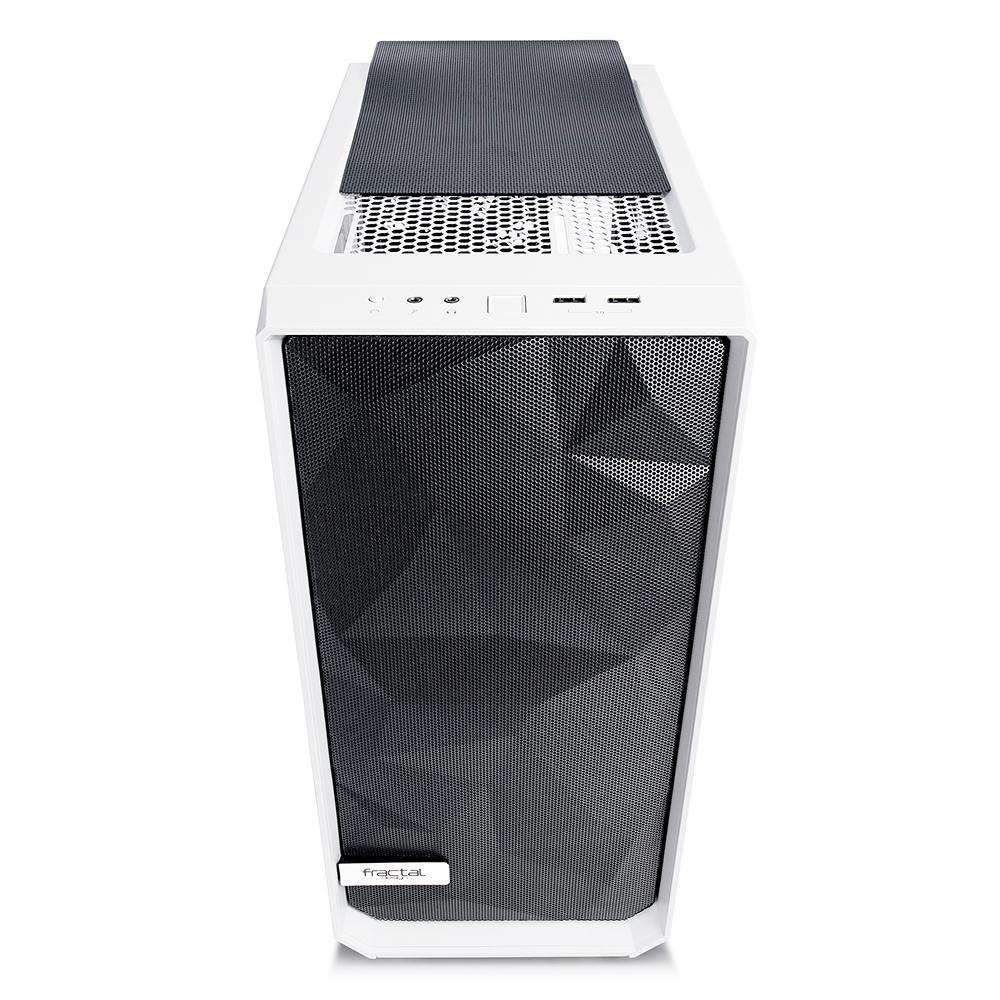 Obudowa do komputera Fractal Design Meshify C White TG (FD-CA-MESH-C-WT-TGC), biała z oknem, hartowane szkło Obudowa do komputera Fractal Design Meshify C White TG (FD-CA-MESH-C-WT-TGC), biała z oknem, hartowane szkło