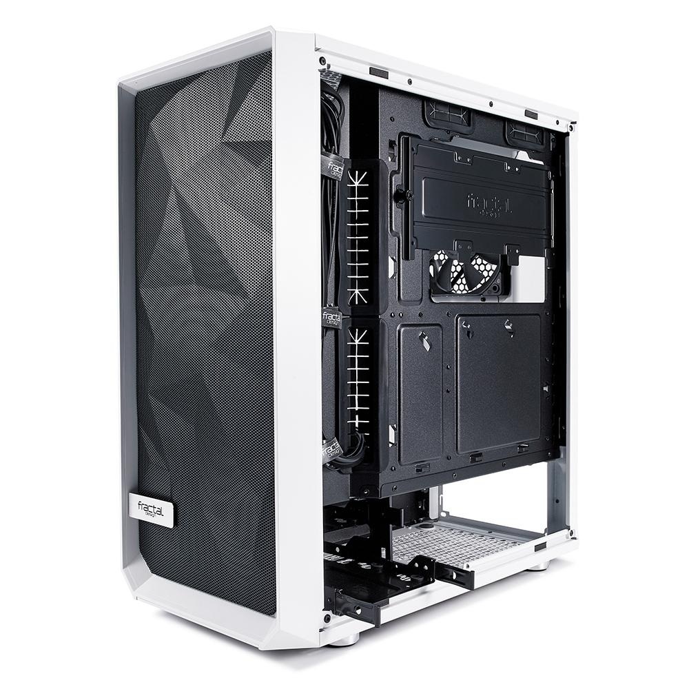 Obudowa do komputera Fractal Design Meshify C White TG (FD-CA-MESH-C-WT-TGC), biała z oknem, hartowane szkło Obudowa do komputera Fractal Design Meshify C White TG (FD-CA-MESH-C-WT-TGC), biała z oknem, hartowane szkło