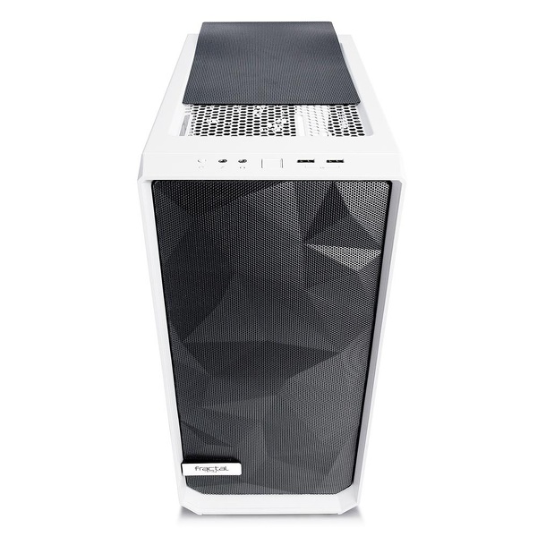 Zdjęcie produktu: Obudowa do komputera Fractal Design Meshify C White TG (FD-CA-MESH-C-WT-TGC), biała z oknem, hartowane szkło Zdjęcie produktu: Obudowa do komputera Fractal Design Meshify C White TG (FD-CA-MESH-C-WT-TGC), biała z oknem, hartowane szkło