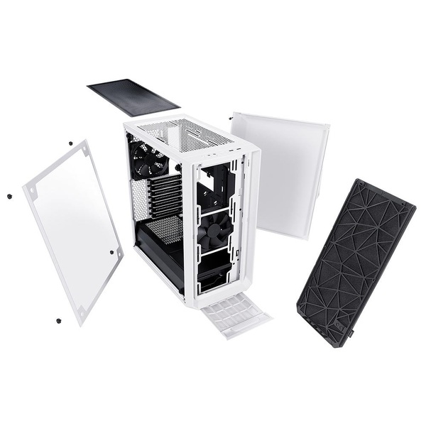 Zdjęcie produktu: Obudowa do komputera Fractal Design Meshify C White TG (FD-CA-MESH-C-WT-TGC), biała z oknem, hartowane szkło Zdjęcie produktu: Obudowa do komputera Fractal Design Meshify C White TG (FD-CA-MESH-C-WT-TGC), biała z oknem, hartowane szkło