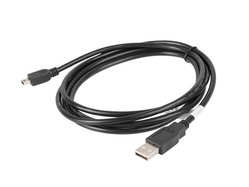 Zdjęcie produktu: Lanberg Kabel USB 2.0 MINI AM-BM5P CANON czarny 1.8m (CA-USBK-10CC-0018-BK)