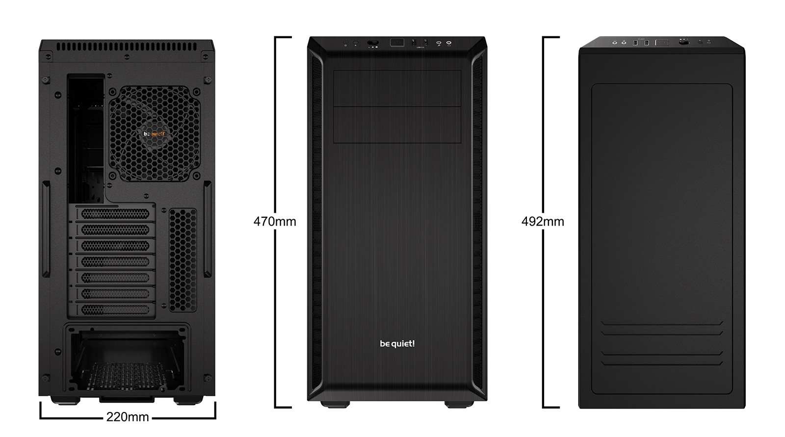 Obudowa do komputera be quiet! Pure Base 600 Czarna (BG021) Obudowa do komputera be quiet! Pure Base 600 Czarna (BG021)