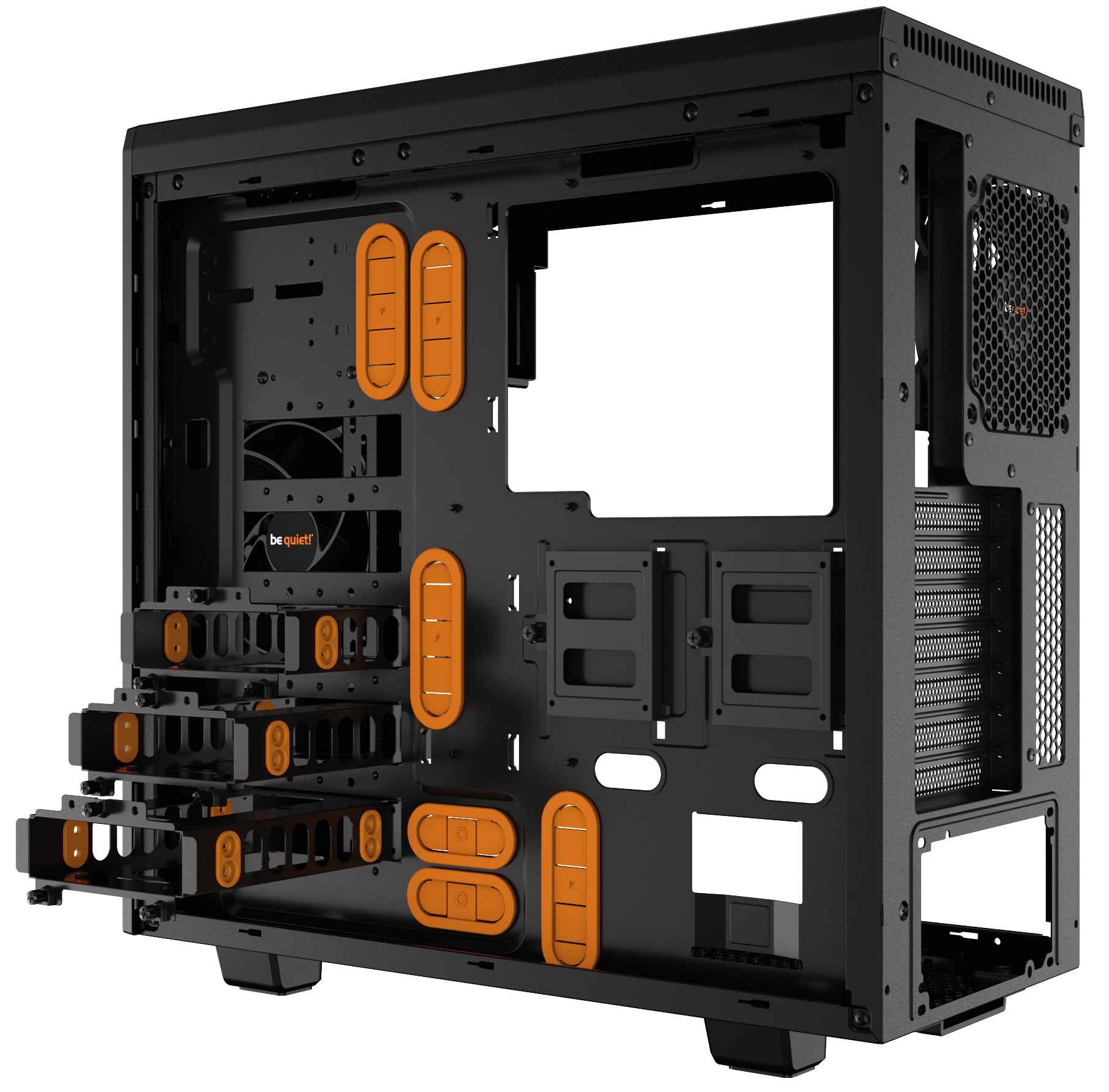 Obudowa do komputera be quiet! Pure Base 600 Pomarańczowa z oknem (BGW20)