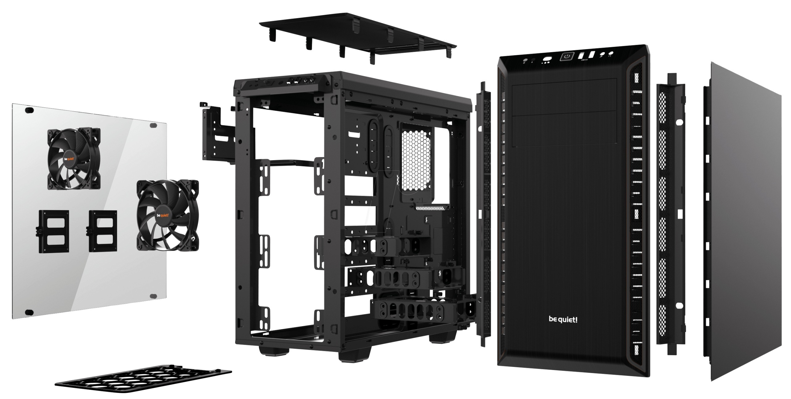 Obudowa do komputera be quiet! Pure Base 600 Czarna z oknem (BGW21) Obudowa do komputera be quiet! Pure Base 600 Czarna z oknem (BGW21)
