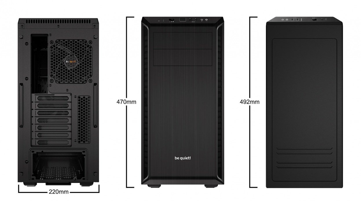 Obudowa do komputera be quiet! Pure Base 600 Czarna z oknem (BGW21) Obudowa do komputera be quiet! Pure Base 600 Czarna z oknem (BGW21)