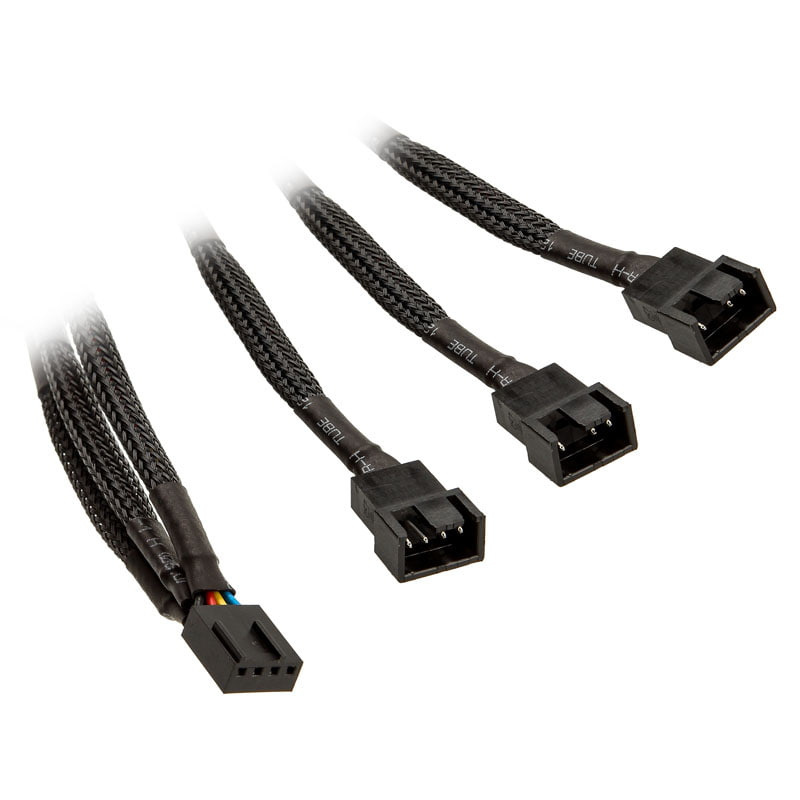 EK-Cable Y-Splitter 3-Fan PWM czarny 10cm