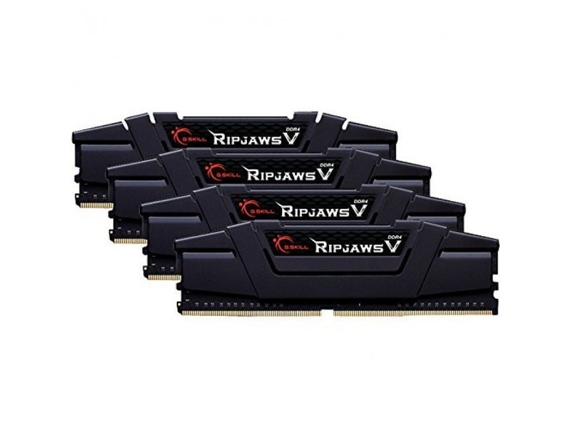 Zdjęcie produktu: Pamięć G.Skill RipjawsV DDR4 64GB (4x16GB) 3200MHz 16 XMP2 Black [F4-3200C16Q-64GVK]