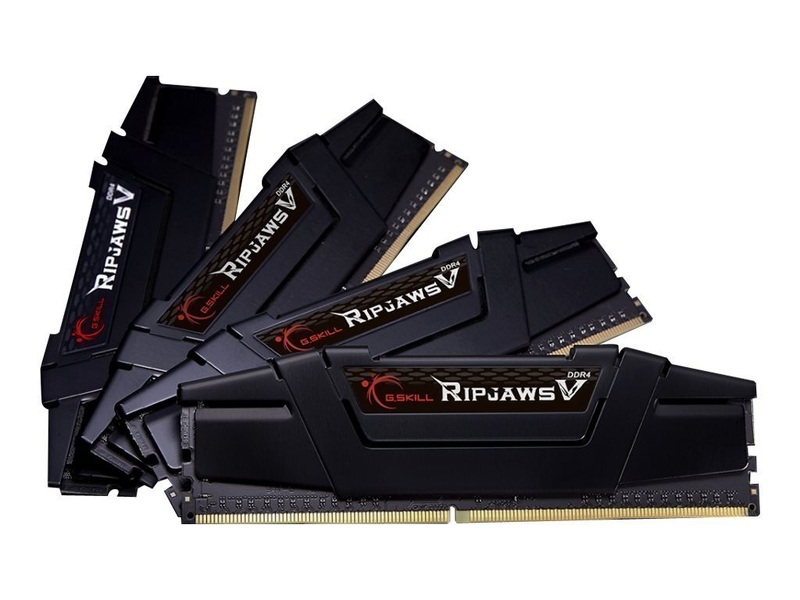 Zdjęcie produktu: Pamięć G.Skill RipjawsV DDR4 64GB (4x16GB) 3200MHz 16 XMP2 Black [F4-3200C16Q-64GVK]
