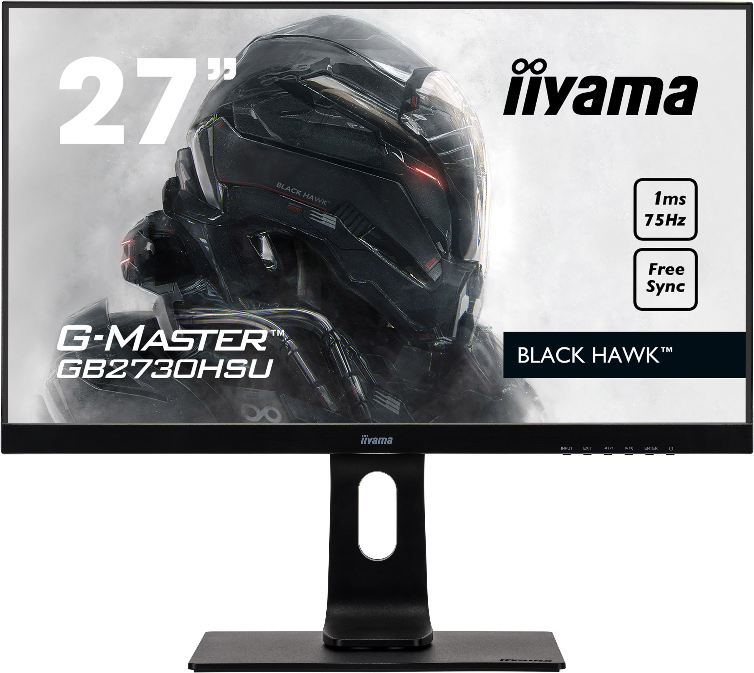 iiyama G-Master GB2730HSU-B1 Black Hawk 27" FHD TN 75Hz 1ms PIVOT FreeSync - z gwarancją iiyama 3 lata - zero martwych pikseli 30 dni iiyama G-Master GB2730HSU-B1 Black Hawk 27" FHD TN 75Hz 1ms PIVOT FreeSync - z gwarancją iiyama 3 lata - zero martwych pikseli 30 dni