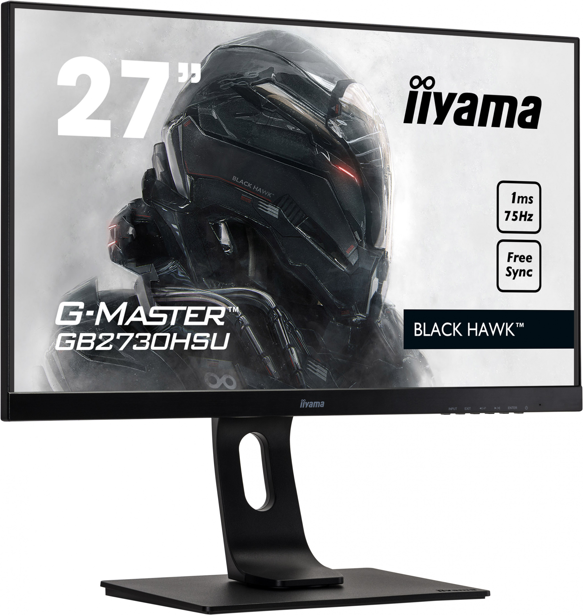 iiyama G-Master GB2730HSU-B1 Black Hawk 27" FHD TN 75Hz 1ms PIVOT FreeSync - z gwarancją iiyama 3 lata - zero martwych pikseli 30 dni iiyama G-Master GB2730HSU-B1 Black Hawk 27" FHD TN 75Hz 1ms PIVOT FreeSync - z gwarancją iiyama 3 lata - zero martwych pikseli 30 dni