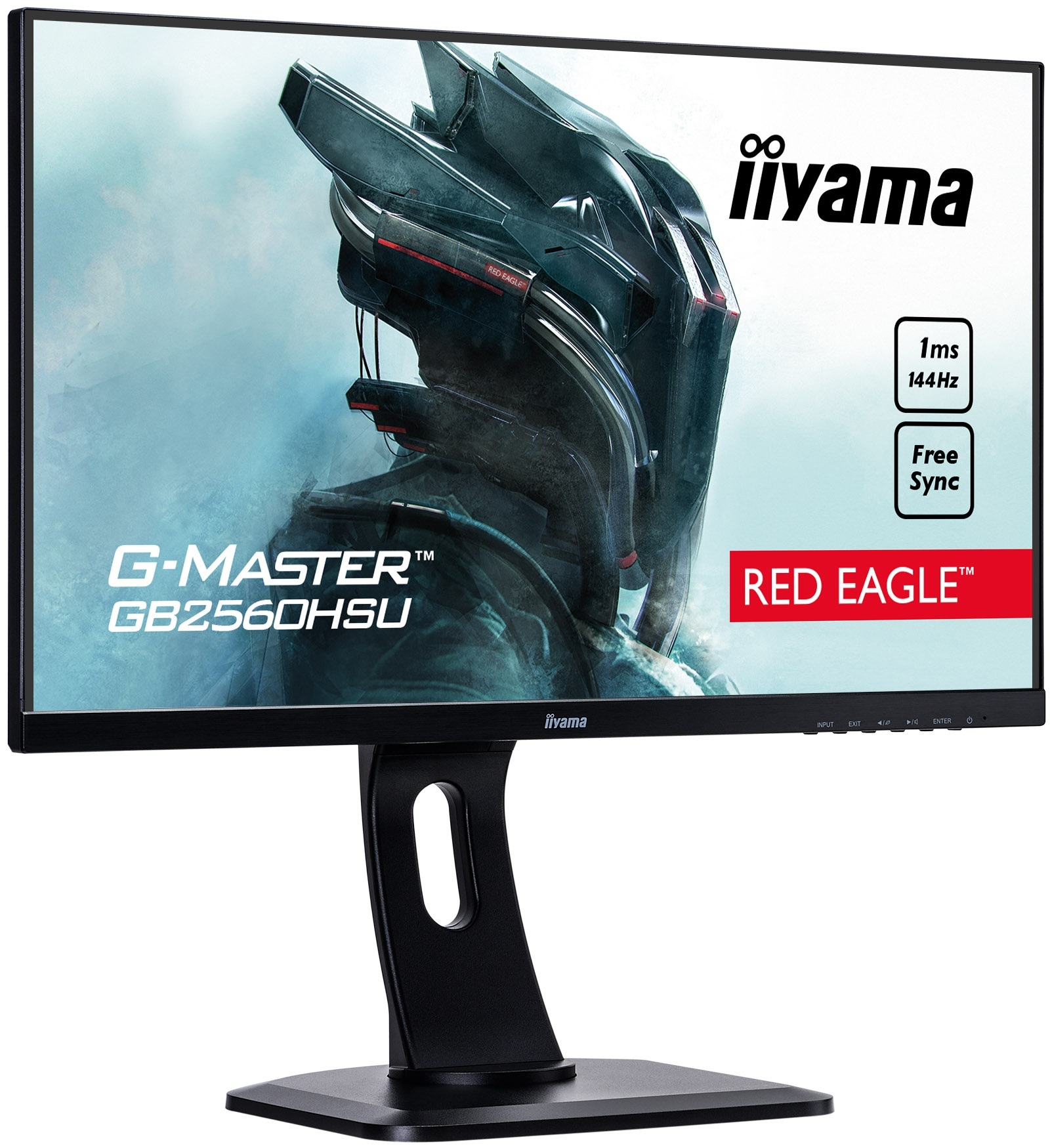 iiyama G-Master GB2560HSU-B1 RED EAGLE 24,5" FHD 1ms 144Hz PIVOT FreeSync - z gwarancją iiyama 3 lata - zero martwych pikseli 30 dni