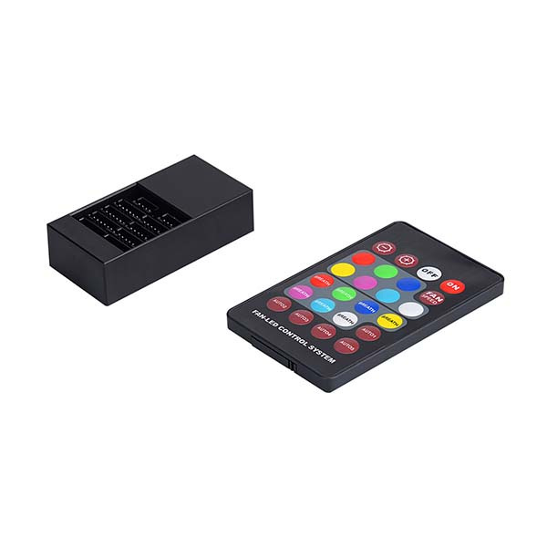 Zestaw wentylatorów i pasków LED Cyclone Aurora 3 Pro RGB