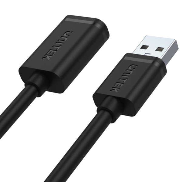 Zdjęcie produktu: Unitek Przewód przedłużacz USB 2.0 AM-AF 0,5M (Y-C447GBK)