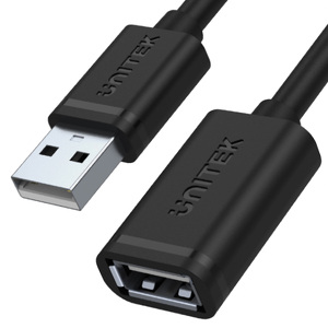 Miniatura produktu: Przedłużacz USB 2.0 AM-AF Unitek 0,5m (Y-C447GBK)