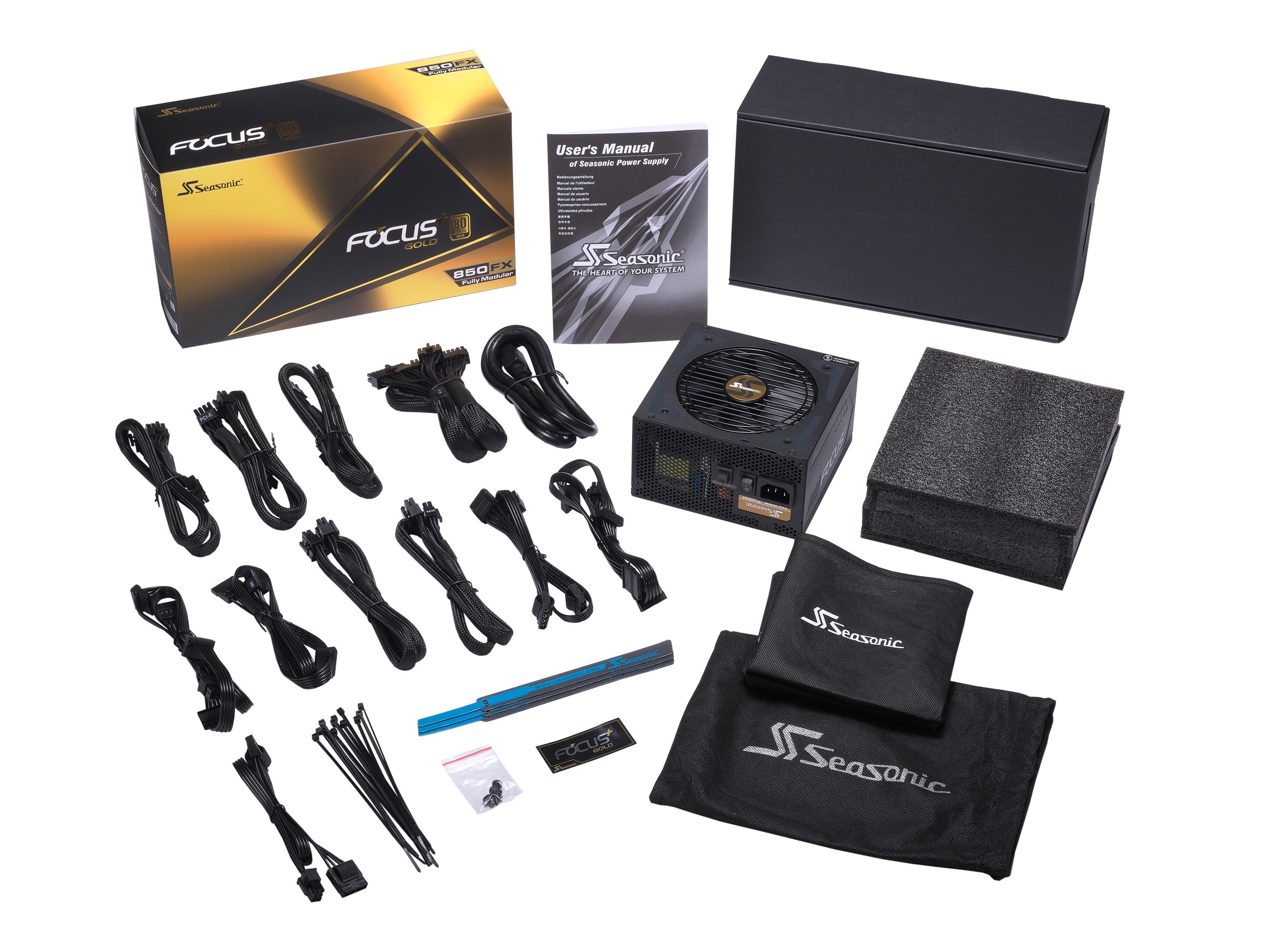 Zasilacz Seasonic FOCUS Plus Gold 850 (SSR-850FX) 80Plus Gold 850W