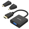 Adapter Micro/Mini HDMI do VGA+audio Unitek (Y-6355)