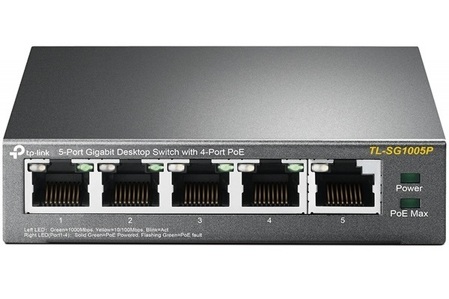 Miniatura produktu: TP-Link TL-SG1005P Switch 5x10/100/1000Mbps 4XPoE